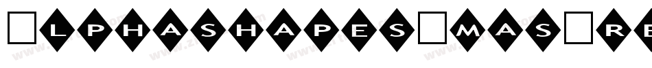 AlphashapesXmasTrees-yLDZ字体转换