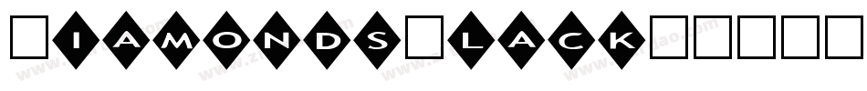 DiamondsBlack字体转换