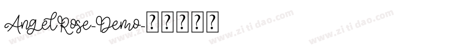 AngelRose-Demo字体转换