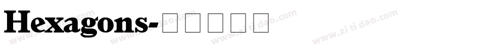 Hexagons字体转换