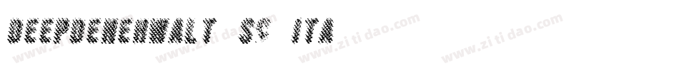 DeepdeneHWAlt-SC-Ita字体转换
