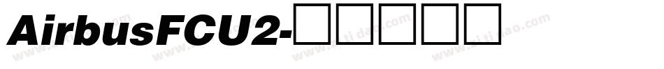 AirbusFCU2字体转换