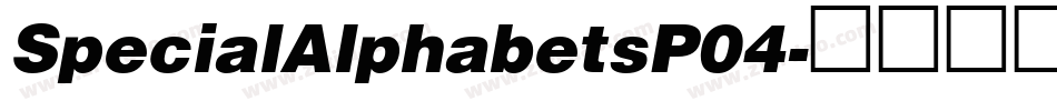 SpecialAlphabetsP04字体转换