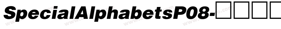 SpecialAlphabetsP08字体转换
