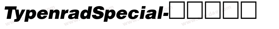 TypenradSpecial字体转换