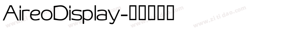 AireoDisplay字体转换