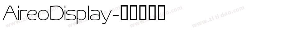 AireoDisplay字体转换