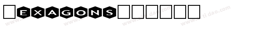 Hexagons字体转换