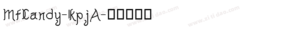 MfCandy-KpjA字体转换