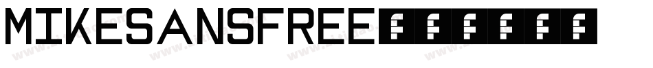 MikeSansFree字体转换
