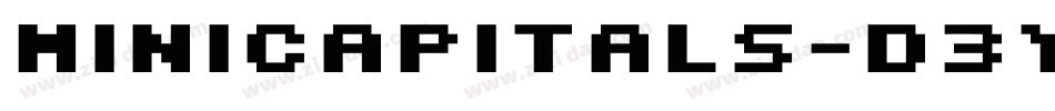 MiniCapitals-d3y7字体转换