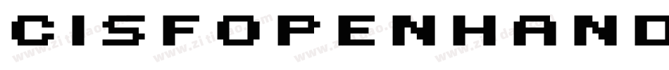 CisfOpenhandBoldExtendedOblique-rex7字体转换
