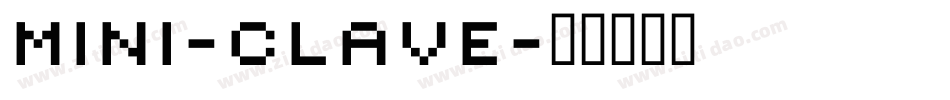Mini-clave字体转换