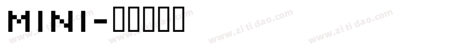Mini字体转换