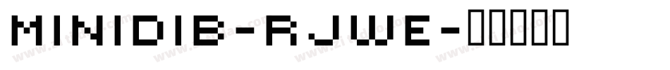 Minidib-RJwe字体转换