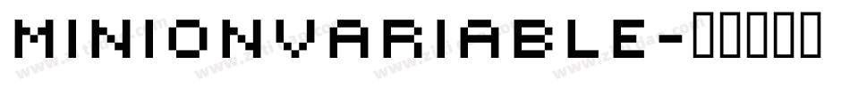 minionvariable字体转换