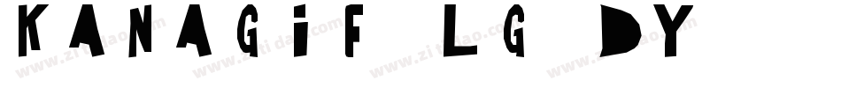 Kanagif-lg9Dy字体转换