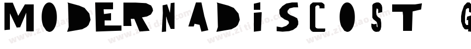 ModernaDiscoSt-G4Dy字体转换