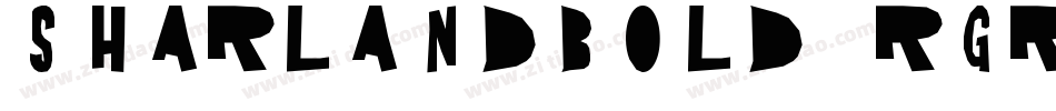 SharlandBold-rgrDy字体转换