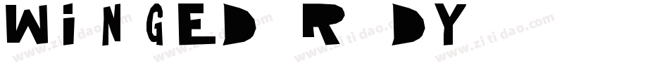 Winged-r0Dy字体转换
