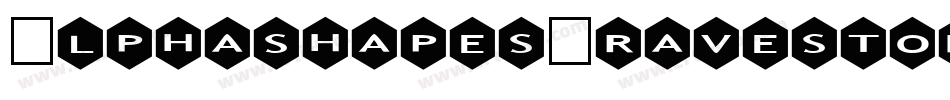 AlphashapesGravestones-RvEe字体转换