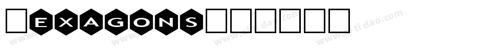 Hexagons字体转换