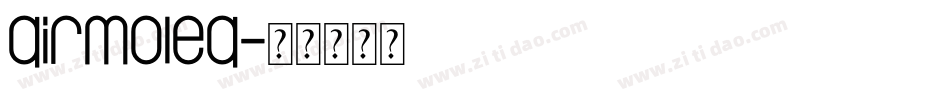airmolea字体转换
