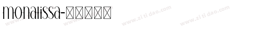monalissa字体转换