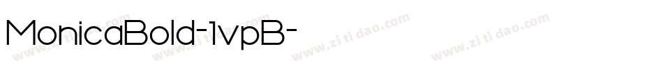 MonicaBold-1vpB字体转换