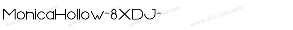 MonicaHollow-8XDJ字体转换