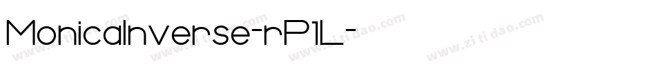 MonicaInverse-rP1L字体转换