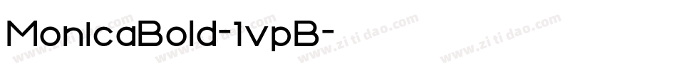 MonicaBold-1vpB字体转换