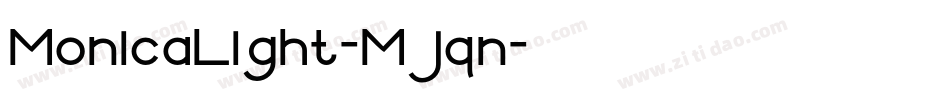 MonicaLight-Mjqn字体转换
