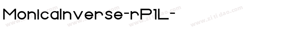 MonicaInverse-rP1L字体转换