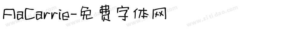 AaCarrie字体转换