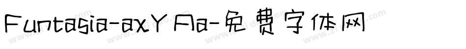 Funtasia-axYAa字体转换