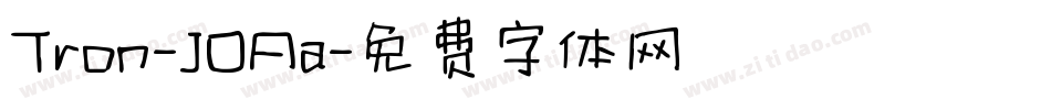 Tron-JOAa字体转换