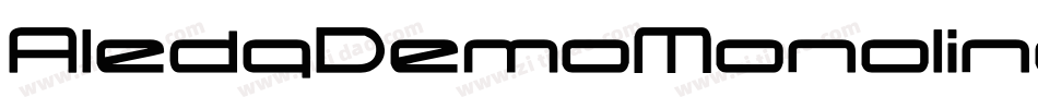 AledaDemoMonolineBold-vmnOZ字体转换