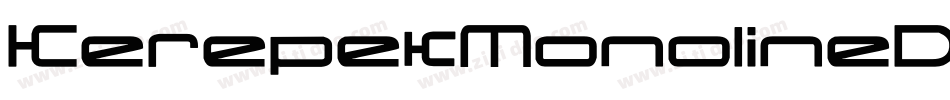 KerepekMonolineDemo-Rp9BE字体转换