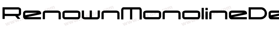 RenownMonolineDemo-l1KZ字体转换