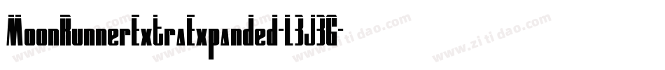 MoonRunnerExtraExpanded-L3J3G字体转换