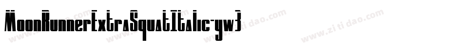 MoonRunnerExtraSquatItalic-yw3B2字体转换