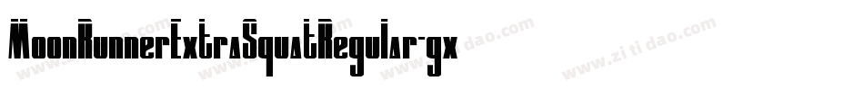 MoonRunnerExtraSquatRegular-gxlx5字体转换
