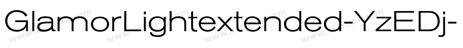 GlamorLightextended-YzEDj字体转换