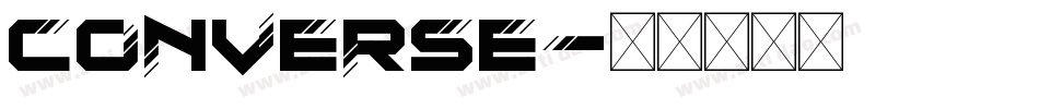 Converse字体转换