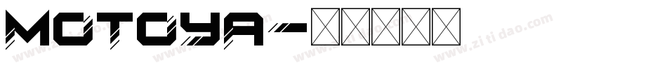 Motoya字体转换