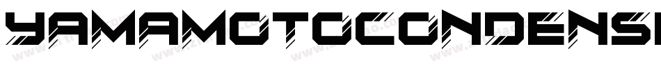 YamaMotoCondensedItalic-3YgZ字体转换