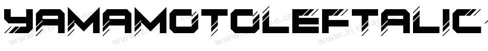 YamaMotoLeftalic-pAVR字体转换