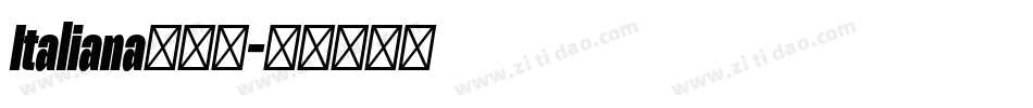 Italiana生成器字体转换