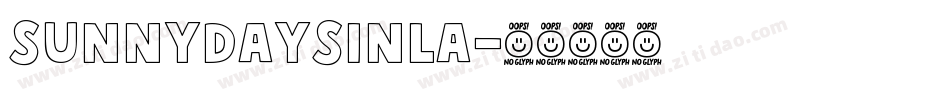 SunnyDaysInLa字体转换